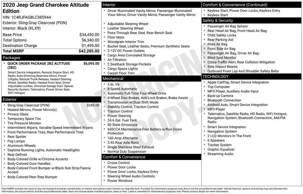 jeep grand cherokee 2020 1C4RJFAG8LC385944 image jeep grand cherokee 2020 1C4RJFAG8LC385944 image